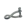 DBMIMPORTERS 3/16" Stainless Steel 316 Twisted Shackle Screw Pin,520 Lb WLL Marine Grade 4Pcs view 4