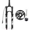 BUCKLOS 27.5inch MTB QR Tapered Remote Air Damping Suspesion Fork & Top Cap Star nut view 1