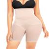 Ganado Shapewear Tummy Control Shorts for Women Cross Design High Waisted Underwear Body Shaper Stomach Shapewear view 1