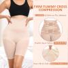 Ganado Shapewear Tummy Control Shorts for Women Cross Design High Waisted Underwear Body Shaper Stomach Shapewear view 3