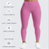 Aoxjox High Waisted Workout Leggings for Women Trinity Yoga Pants 26.5" (Spring Crocus, X-Large) view 4