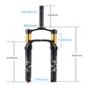 BUCKLOS 26 inch MTB Air Fork Snow Fat Mountain Bike Fork & Top Cap Star nut view 2
