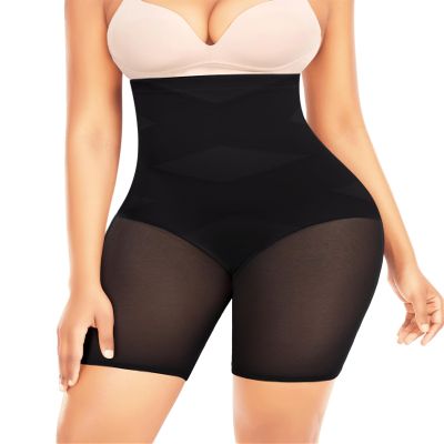 Ganado Shapewear Tummy Control Shorts for Women Cross Design High Waisted Underwear Body Shaper Stomach Shapewear