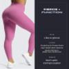 Aoxjox High Waisted Workout Leggings for Women Trinity Yoga Pants 26.5" (Spring Crocus, Medium) view 2