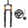 BUCKLOS 26inch MTB QR Crown Air Suspesion Fork & Top Cap Star nut view 1