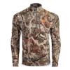 First Lite Men's Furnace Quarter Zip | Fleece Jacket Men | Merino Wool Quarter Zip Pullover | Camo Hunting Fleece Midlayer | First Lite Specter, 3X-Large view 1