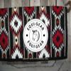 EQUIGEAR Horse Western Show Saddle pad/New Zealand Wool Western Saddle Blanket Top Wool Pad Sensor Flex (Customization Available) o11 (36x42) view 3