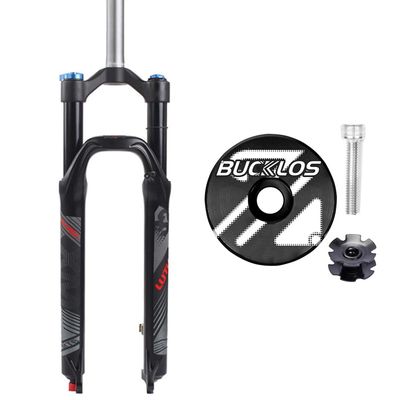 BUCKLOS 26inch MTB QR Manual Air Suspesion Fork & Top Cap Star nut