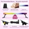 Sealoha 6ft Ultrasimple Adjustable&Foldable Balance Beam,High-Low Floor Beam Suede Gymnastics Equipment,No Tool Require, Gymnastics Beam for Training&Professional HomeTraining view 2