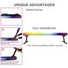 Sealoha 6ft Ultrasimple Adjustable&Foldable Balance Beam,High-Low Floor Beam Suede Gymnastics Equipment,No Tool Require, Gymnastics Beam for Training&Professional HomeTraining view 4