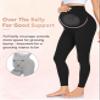 CTHH Women's Maternity Leggings Over The Belly Pregnancy Yoga Pants Activewear Workout Leggings, Black Grey Pink for Yoga, Workout, Work, Athletic, Lounge, Gifts for Pregnant Women view 4