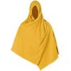 YYKSYDPT Medieval Shawl Plus Long Scarf For Men Cowl Hood Scarf Renaissance Retro Style Cowl Half Shoulder Cosplay Halloween Cape Costumes (Yellow) view 1