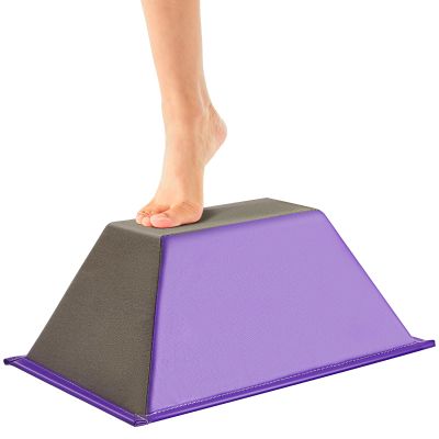 Poen Cheer Flyer Balance Stand Trainer Cheerleading Stunt Wedge, Purple