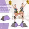 Poen Cheer Flyer Balance Stand Trainer Cheerleading Stunt Wedge, Purple view 4