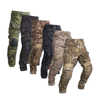 Elite Tribe Gen3 Combat Pants Airsoft Military Tactical BDU Pants with Knee Pad (XX-Large, ATFG)
