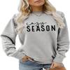 Hapwalyn Cozy Season Sweatshirt, Get Cozy Shirt Women Casual Crewneck Pullover Tops, Funny Fall Winter Sweater Weather Blouse view 1