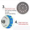 Yarsanor Poker Chips Casino Games 50 Piece Casino Chips, 14g Monaco Casino Clay Chips, Poker Chips Monte Carlo for Texas Holdem Blackjack (Size : 50pcs $1000) view 4
