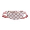 Fashion Checkered Fanny Pack for Boys Girls Kids Canvas Small Waist Bag Crossbody Purse with Adjustable Belt view 1