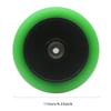 2Pcs 110mm Scooter Wheels - 110mm Pro Kick Scooter Wheels Replacement Pair-Plastic Core for Razor Fuzion Scooters (Green) view 2