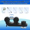 1006 2 PCS Adjustable Kayak Paddle Holder Track Mount Fits Various Shaft Diameters Universal Rail Mount for Paddle, Fishing Rod, Net  Kayak Accessories for Fishing & Touring view 3