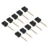PATIKIL Archery Target Pins, 10 Pack Manganese Steel Alloy Nails Shooting Target Pin Fixed for Holding Target Paper Face, Black view 1