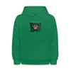 Spreadshirt Technoblade Logo Kids' Hoodie, M, kelly green view 1