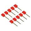 PATIKIL Archery Target Pins, 20 Pack Manganese Steel Alloy Nails Shooting Target Pin Fixed for Holding Target Paper Face, Red view 1