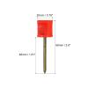PATIKIL Archery Target Pins, 20 Pack Manganese Steel Alloy Nails Shooting Target Pin Fixed for Holding Target Paper Face, Red view 2