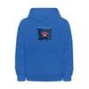Spreadshirt Technoblade Logo Kids' Hoodie, L, royal blue view 1