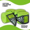 Fadi Sports Elastic 180 inch Boxing Handwraps | Mexican Style 4.5m Inner Boxing Gloves Martial Arts Wraps for Men & Women - Ideal for Boxing, MMA, Kickboxing, Muay Thai (Blue) (Light Green, 180") view 2