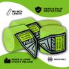 Fadi Sports Elastic 180 inch Boxing Handwraps | Mexican Style 4.5m Inner Boxing Gloves Martial Arts Wraps for Men & Women - Ideal for Boxing, MMA, Kickboxing, Muay Thai (Blue) (Light Green, 180") view 3