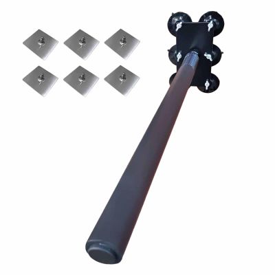 ZIMGOD Wing Chun Dummy Portable Wing Chun Trainer Dummies, Tai Chi Spring Pile Training Device, Martial Arts Practice Tool for Wall, Kung Fu Equipment with Install Fitting