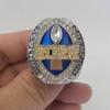 guancrown 2022 Fantasy Football Championship Ring Trophy - Gold And Silver Plated | FFL Champion Ring (size 13, included case) view 3