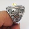 guancrown 2022 Fantasy Football Championship Ring Trophy - Gold And Silver Plated | FFL Champion Ring (size 13, included case) view 4