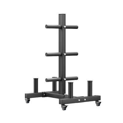 XLTFUC Olympic Weight Plate and Barbell Rack, Storage Bumper Plate, Suitable for Home Gym Sports Equipment Storage, Maximum Weight Capacity 660 Lbs
