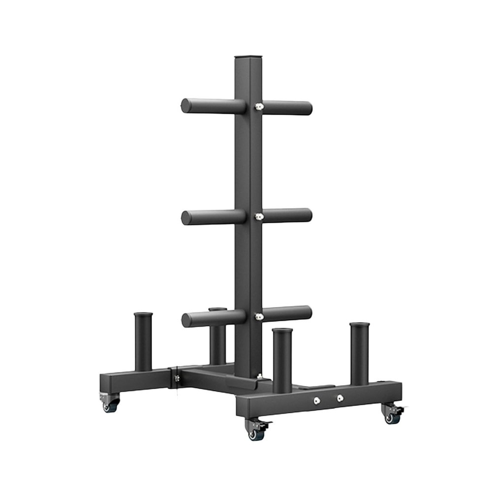 XLTFUC Olympic Weight Plate and Barbell Rack, Storage Bumper Plate, Suitable for Home Gym Sports Equipment Storage, Maximum Weight Capacity 660 Lbs
