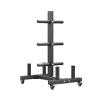 XLTFUC Olympic Weight Plate and Barbell Rack, Storage Bumper Plate, Suitable for Home Gym Sports Equipment Storage, Maximum Weight Capacity 660 Lbs view 1