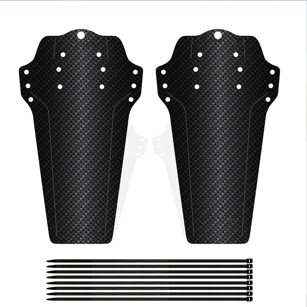 MUNEFE 2 PCS Bike s, Motain Bike Muduards Front, Road Bike s, for Bike Aries Carbon Fiber Type