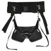 Estink Adjustable Fishing Fighting Belt with Rod Holder, Lightweight Waist Support for 90-130cm Waist, EVA Padded Strap for Boat and Saltwater Fishing, Black + L view 1