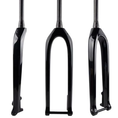 HIMALO 27.5 29 Mountain Bike Rigid Fork Carbon Disc Brake Rigid Fork 1-1/2'' Tapered Thru Axle 15x110mm Boost Fork Threadless Steerer Tube