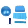 5Pcs / Set Yoga Ball Fitness Set, Yoga Block Stretch Belt Latex Towel for Gym Workout Stretching Exercise Fitness Training Equipment view 2
