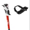 LEKI Bold S Lightweight Aluminum Ski Poles for Alpine Skiing - Dark Anthracite-Bright Red-White - 130 cm view 3