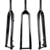 HIMALO Carbon Mountain Bike Rigid Fork 26'' 27.5'' 29'' Rigid Fork Disc Brake 15x100mm Thru Axle Front Fork 1-1/2'' Tapered Steerer Tube Threadless view 2