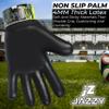 Jazzy Sports Soccer Goalie Gloves for Kids Boys Children Youth,Funky Football Goalkeeper Gloves Anti Slip 4mm Latex Palm Along with Durable Grip & Double Wrist Protection (Black, Size 8) view 2