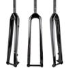 HIMALO 26/27.5/29 Bike Rigid Fork Carbon Mountain Bike Fork 1-1/8'' Straight Steerer Tube 28.6mm Thru Axle 15x100mm Disc Brake Fork Threadless view 2