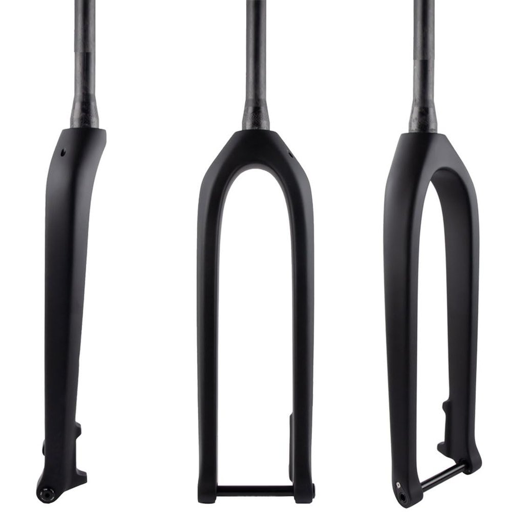HIMALO 27.5 29 Mountain Bike Rigid Fork Carbon Disc Brake Rigid Fork 1-1/2'' Tapered Thru Axle 15x110mm Boost Fork Threadless Steerer Tube