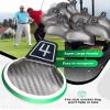 Iron Golf Head Club Set,10pcs Golf Iron Covers, Black Leather Headcover Wedge Covers for Callaway Taylormade Ping Cobra RH and LH Etc (Grey) view 2