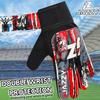 Jazzy Sports Soccer Goalie Gloves for Kids Boys Children Youth,Funky Football Goalkeeper Gloves Anti Slip 4mm Latex Palm Along with Durable Grip & Double Wrist Protection (Red, Size 2) view 2