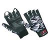 BTR BORN TO RACE Wheelchair Gloves Mobility Disability Fingerless Long Thumb Leather Palm for Men and Women Workout Weight Lifting, Cycling, Driving Gloves New Camo Design Unisex (M, Camo Grey) view 1