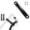 Epessa Crank Arm Left Square Hole 170mm Bike Rack Strap Bike Wheel Stabilizer Straps, Stonger Grip with Gel, Adjustable Bicycle Straps, Bike Accessories view 1